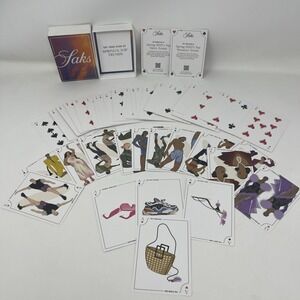 Saks 5th Avenue Playing Cards Complete Exclusive Member Only Spring Trends‎ 2022